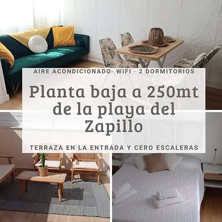 De 2 Con 40mt De Terraza Y A 250mt De La Playa Del Zapillo * Almería